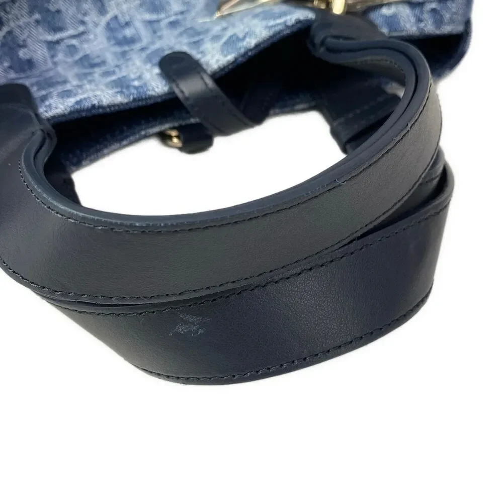 Christian Dior Toujours Bag, Medium Handbag M2821ODCE_M49E Navy White Black